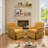 28'' Wide Swivel Upholstered Accent Armchair-1000783939