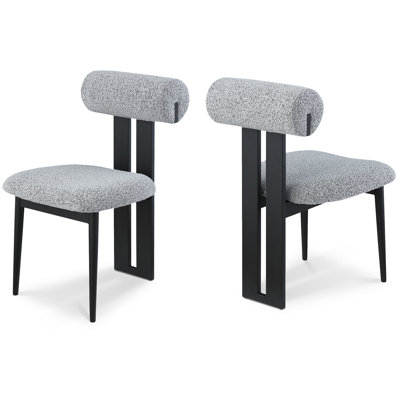 Chaise de salle à manger rembourrée Dario