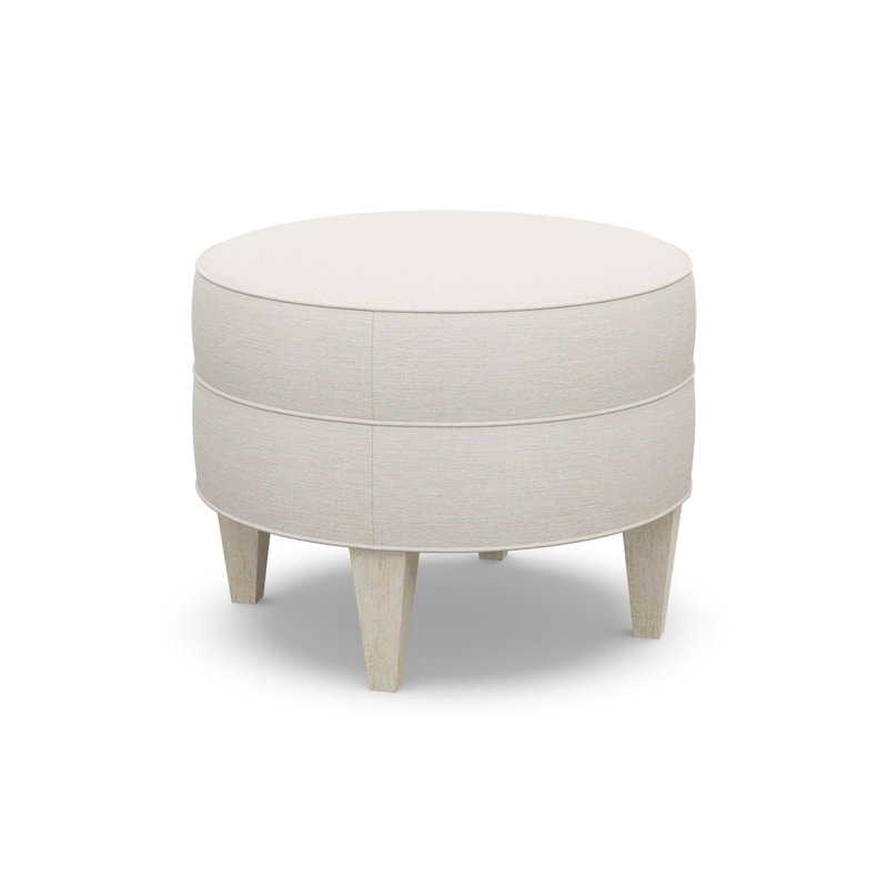 Round Ottoman, 9637-49, Sandstone