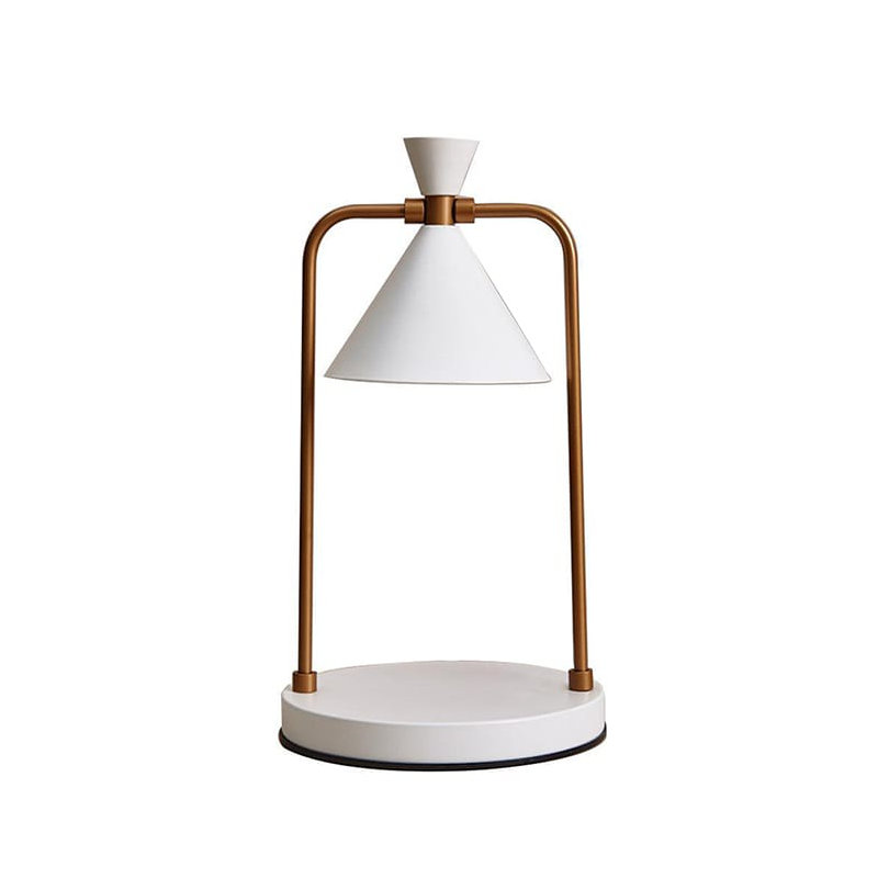 Chauffe-bougie électrique de table en métal, Noir, noir, noir, noir, H 12 po x l 7 po x P 7 po