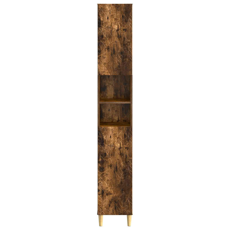 Linen Cabinet, Smoked Oak