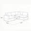 Canapé modulaire rembourré, canapé modulaire 4 places Cloud-1569646487