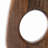 Dorpha Geometric Wood Sculpture with Light Marble Rectangular Base