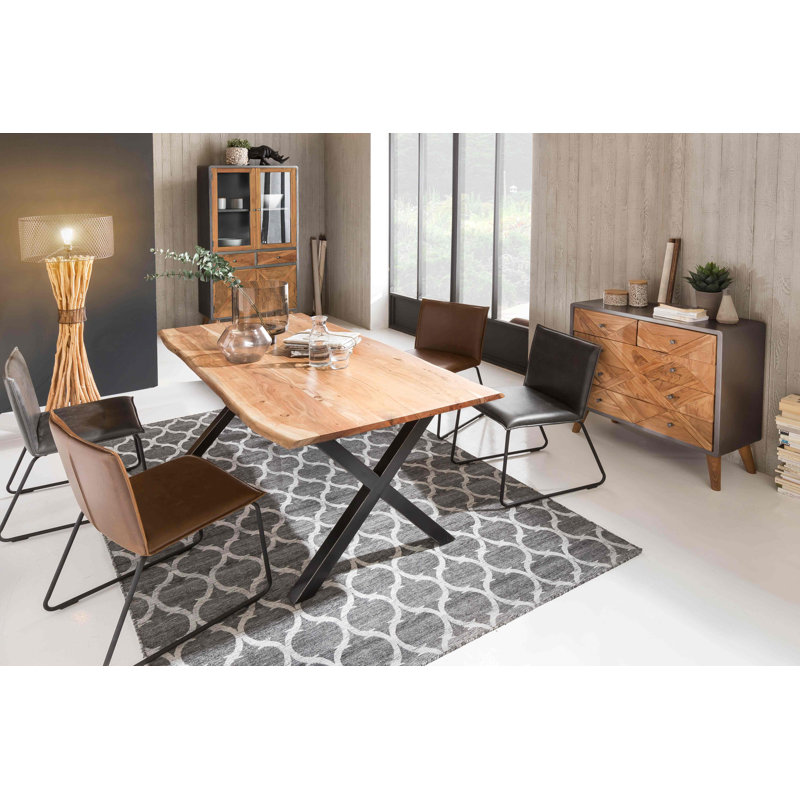 Sorrento 44cm H Upholstered Dining Chair, Grey