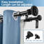 Sigmund Adjustable 0.62'' Double Curtain Rod-807281209-807281211