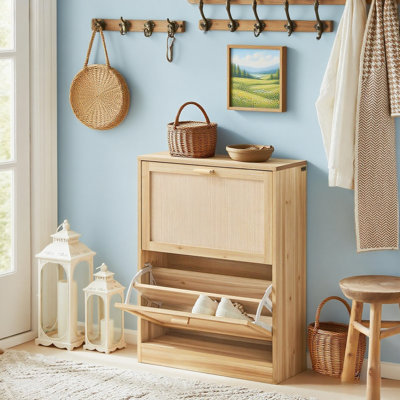 6 Pair Shoe Storage Cabinet