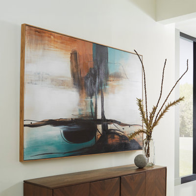 Brunonia - Peinture sur toile encadrée