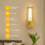 (Ensemble de deux) appliques murales modernes rechargeables à DEL, lampe murale à intensité variable avec télécommande, luminaires muraux pour chambre à coucher, salon, salle à manger, entrée