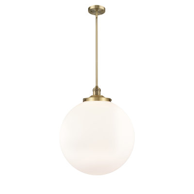 Luminaire suspendu simple à 1 lumière Frederick