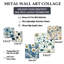 Gennevilliers - ensemble d'art mural floral de 5