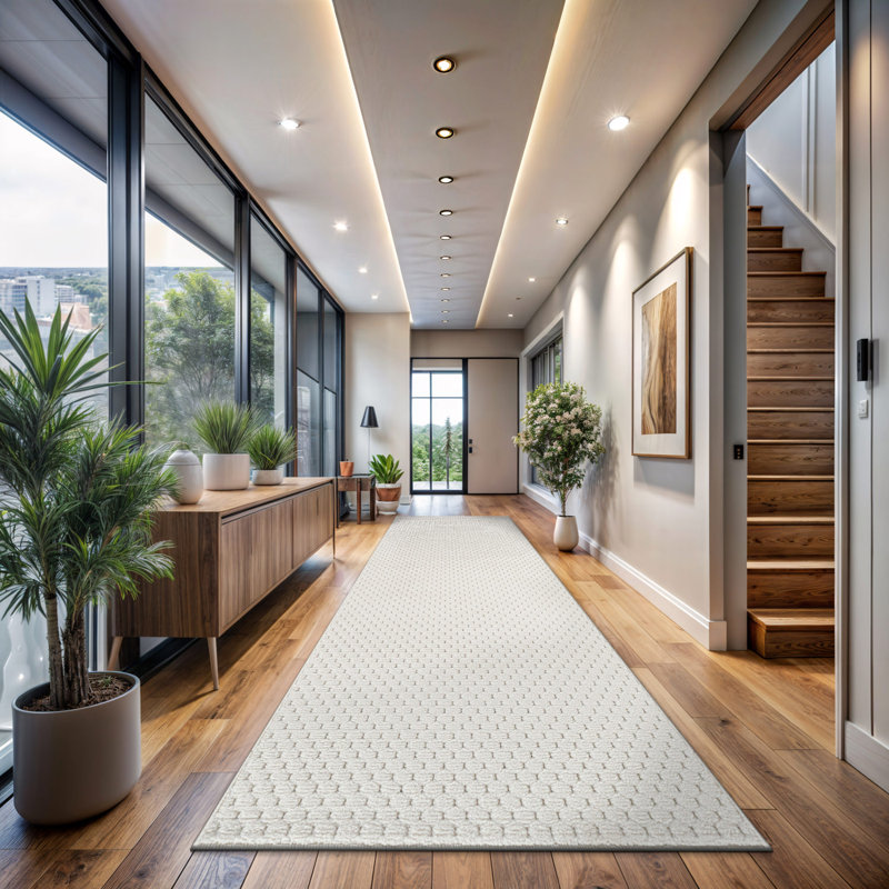 Tapis d'intérieur moderne, Tapis de couloir de 2 pi x 7 pi