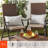 Sunbrella Outdoor Dining Chair Seat Pad-1904939055