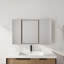Space Saving Medicine Cabinets With Storage, 43 In Wood Modern Bath