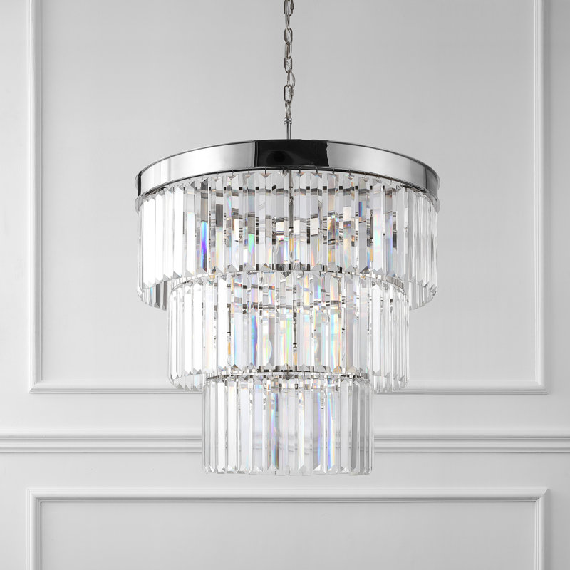 Lustre Crytal à 10 niveaux Pruitt, Argent
