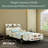 Bookcase Storage Bed-700935240