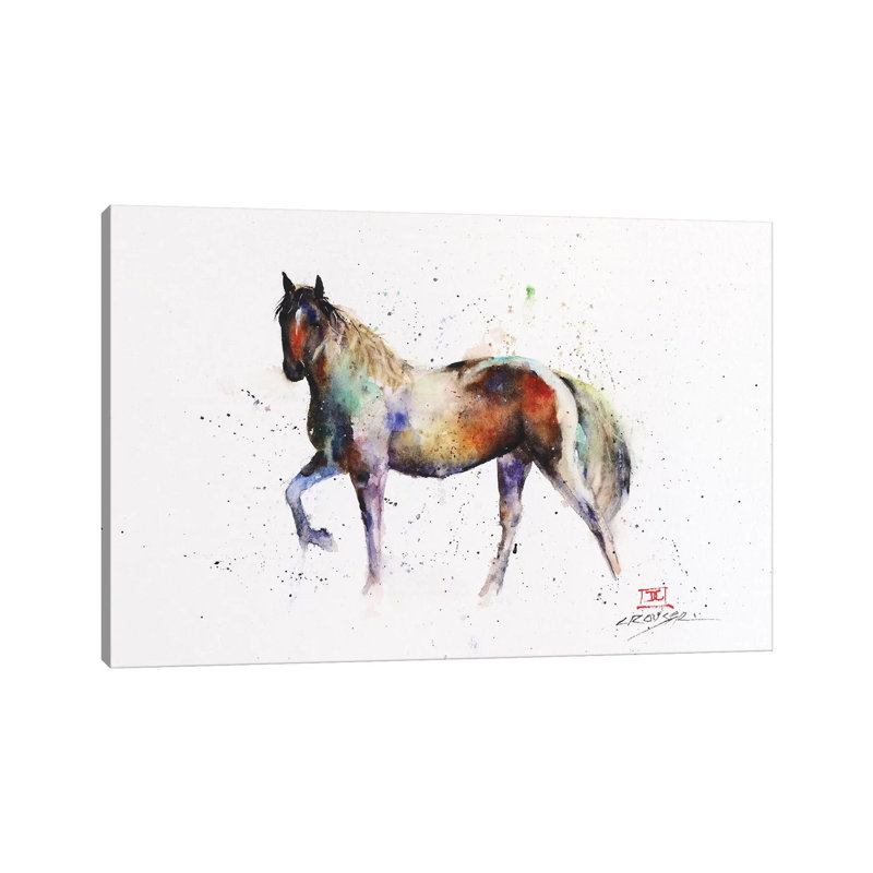 «Steppin 'out» par Dean Crouser, reproduction d'art sur toile tendue, H 18 po x l 26 po x P 1,5 po