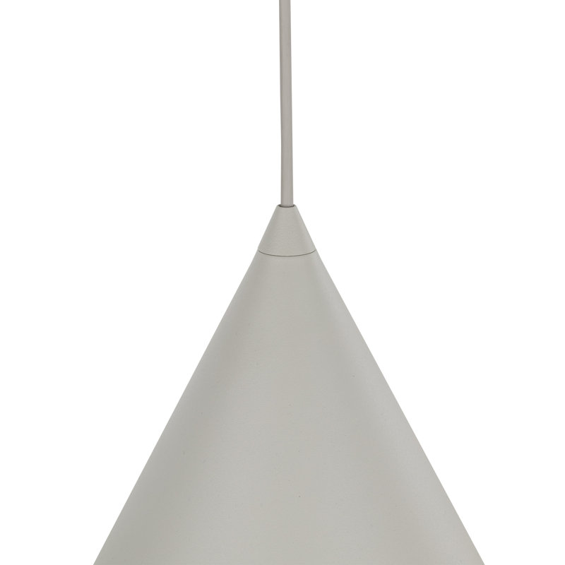 Luminaire suspendu CONO XL, Blanc, H 65 po x l 13 po