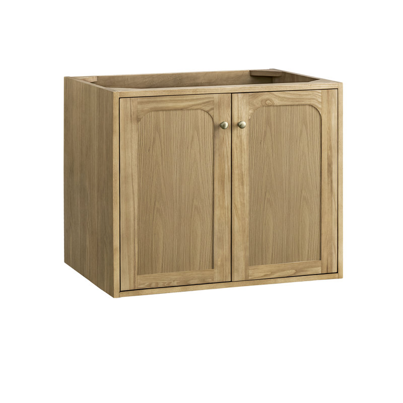 Laurent Single Bathroom Vanity Base, Light Natural Oak