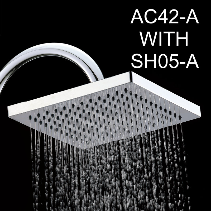 Rain Shower Head 1.75 GPM with Aerating, Polished Chrome
