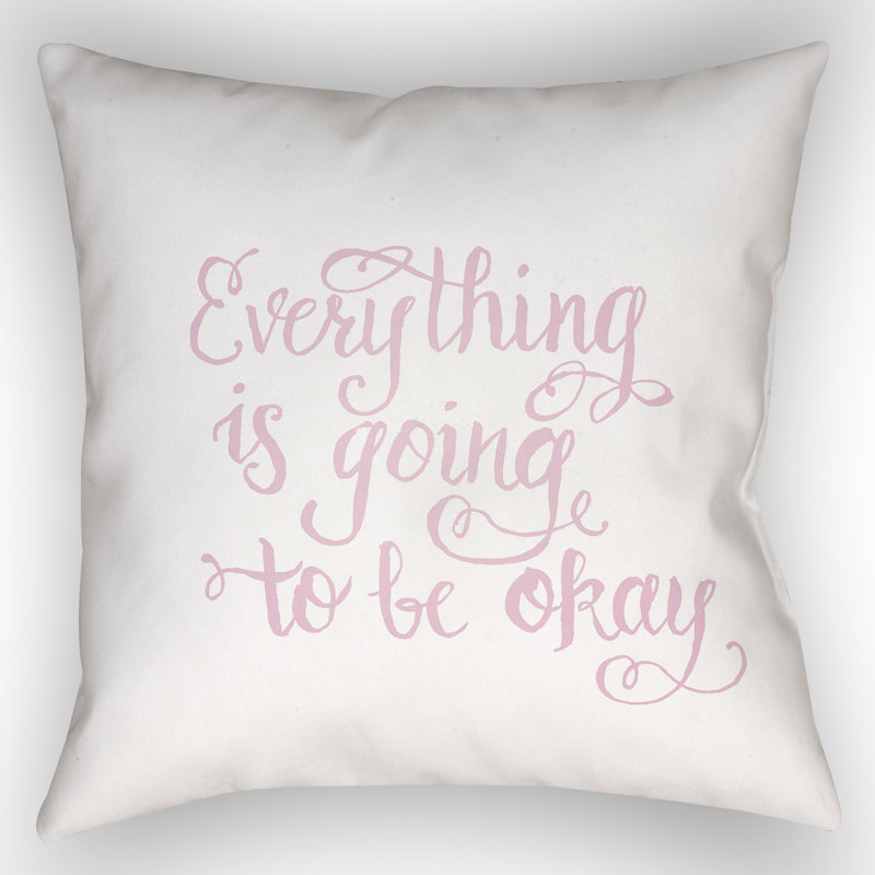  Indoor/Outdoor Throw Pillow, 20" H x 20" W x 4" D