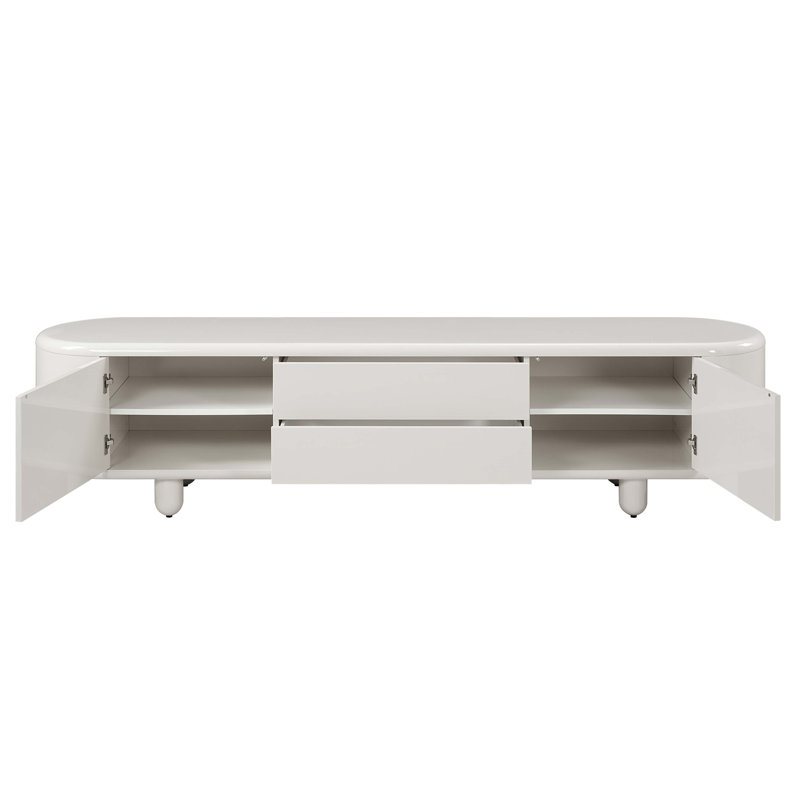White High Gloss TV Stand