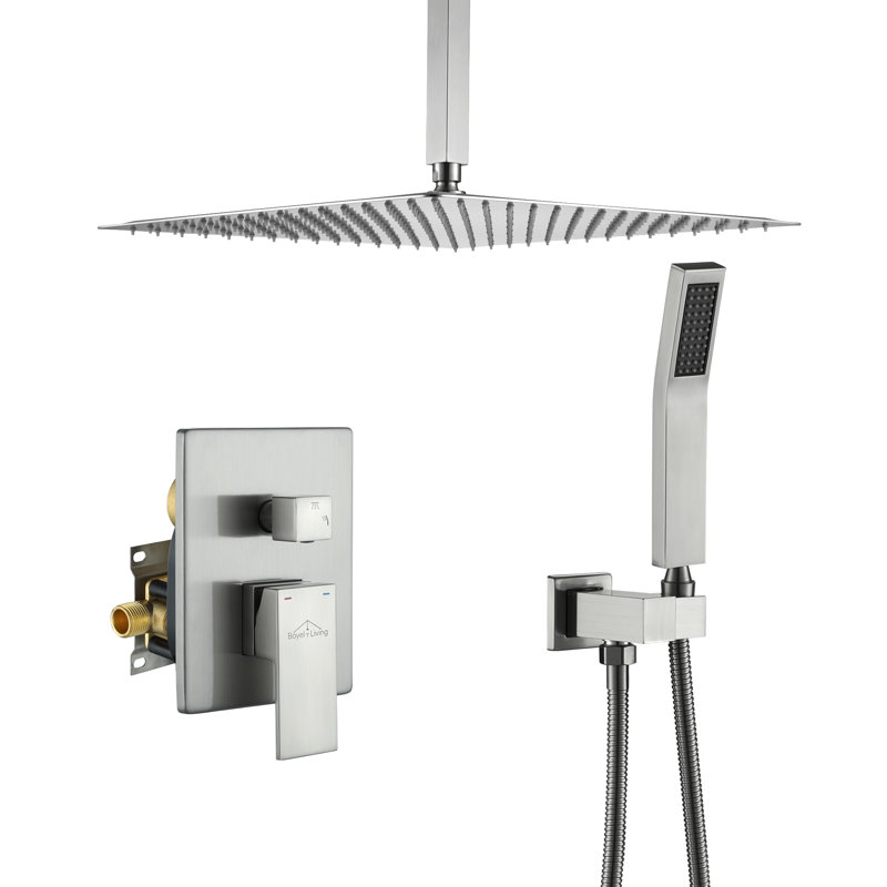 All-In-One Kit with Rough in-Valve, Brushed Nickel