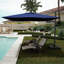 Parasol de patio carré en porte-à-faux 11 pi (sans base de parasol)-125659837
