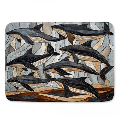 Tapis de bain Dolphins Marine