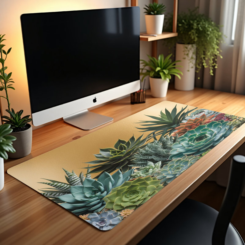 Polyester Desk Pad, 31.5x15.5