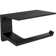Pivotal Wall Mount Single Post Toilet Paper Holder with Shelf Bath Hardware Accessory