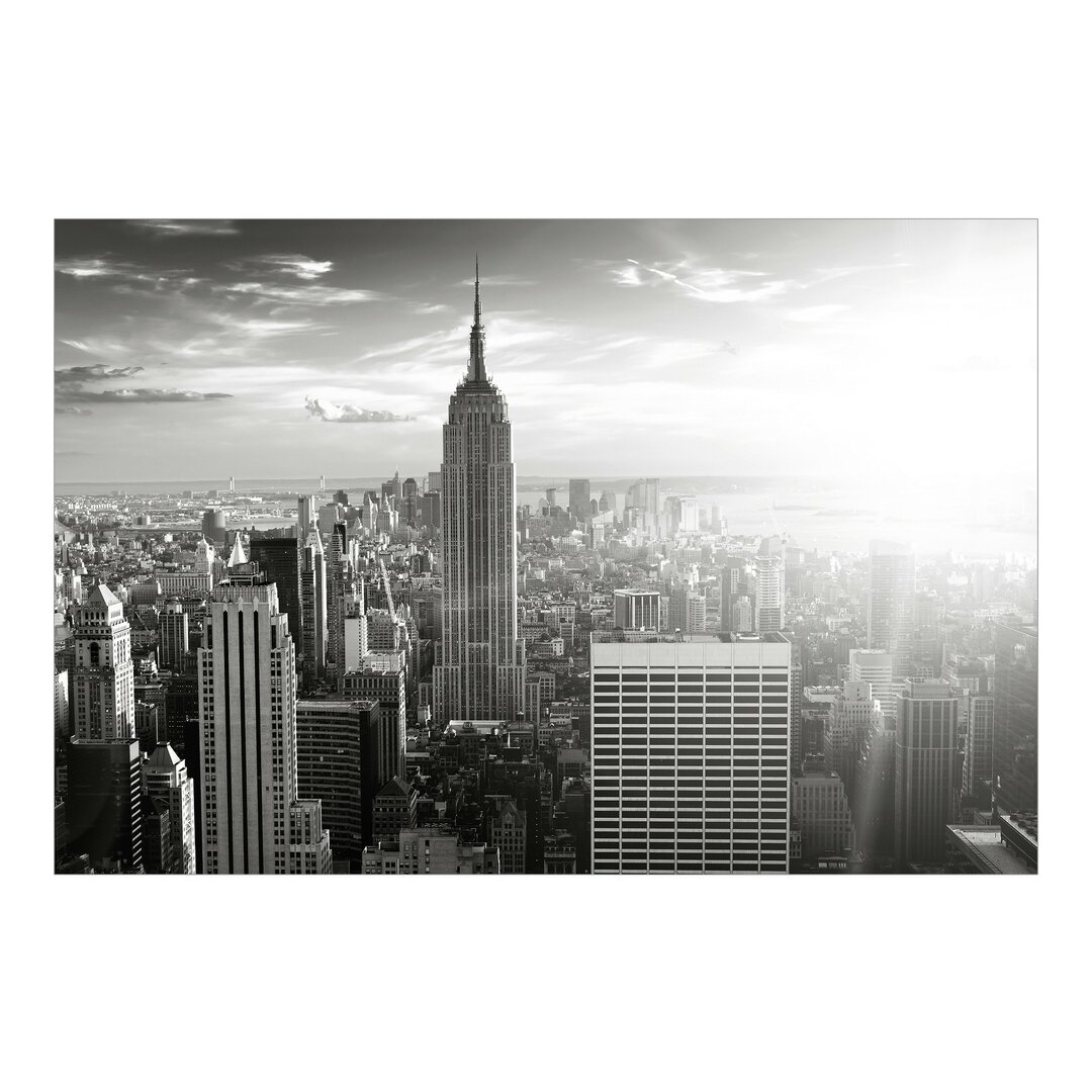 Strukturierte Tapete New York Manhattan Skyline