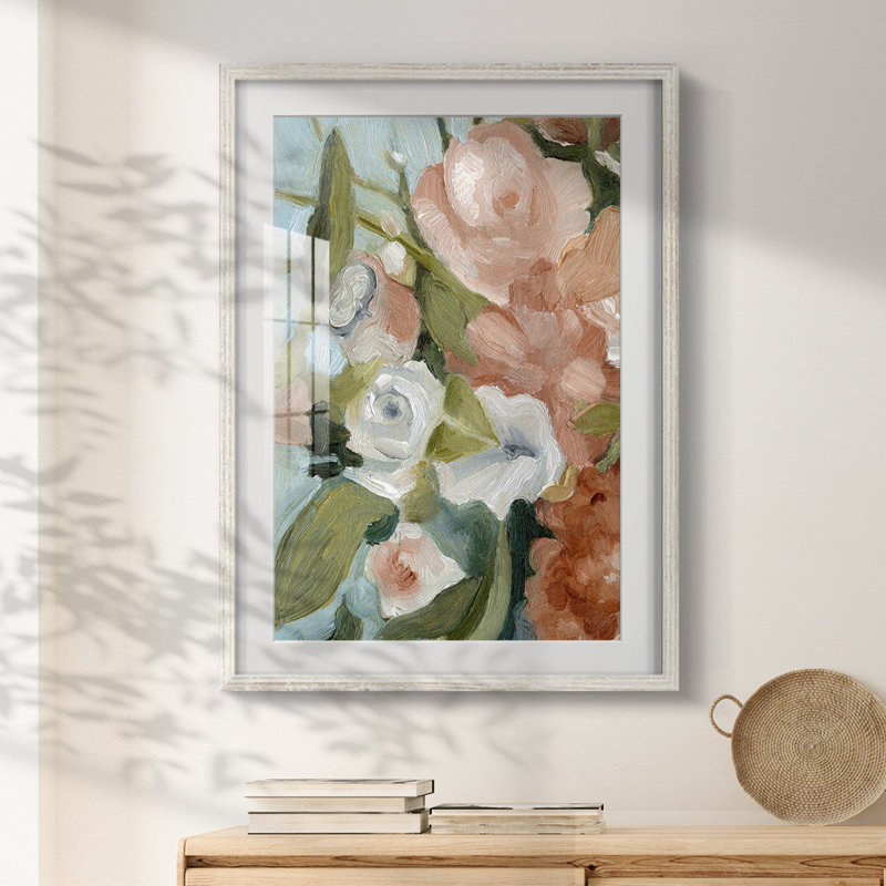Vintage Pattern I -Gallery Wrapped Canvas, 28.5" H x 20.5" W, White