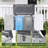 4.5 Ft. W X 2.5 Ft. D  35 Cu.ft  Resin Horizontal  Waterproof Garbage Shed