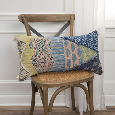 Coussin lombaire jaune et jaune