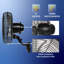 Ventilateur mural oscillant haute vitesse 16 pouces Tornado Pro Series pour usage industriel, commercial et résidentiel