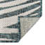 Tapis intérieur / extérieur Union City en bleu sarcelle / ivoire-802097254