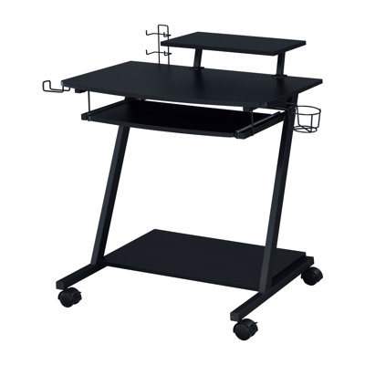 Bureau de jeu noir Mechtild