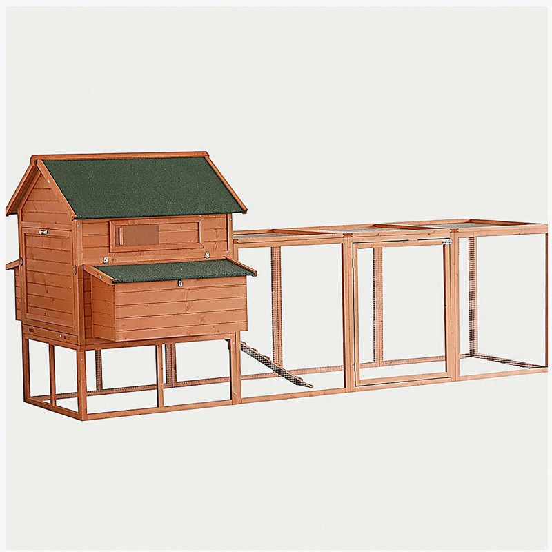 Cage à poules verrouillable
