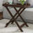 2 Piece End Tables – Modern Folding Tray Table with Removable Top – Use as Bar Cart, Serving Tray or Living Room Tables-1430362454