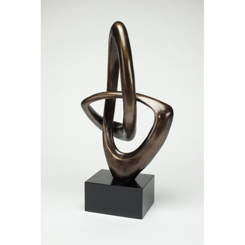 Hand Painted Abstract Decorative Object