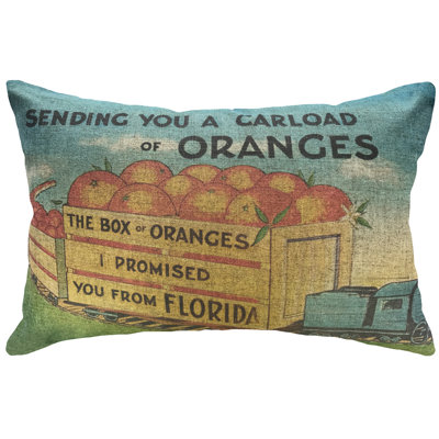  Florida Linen Lumbar Pillow