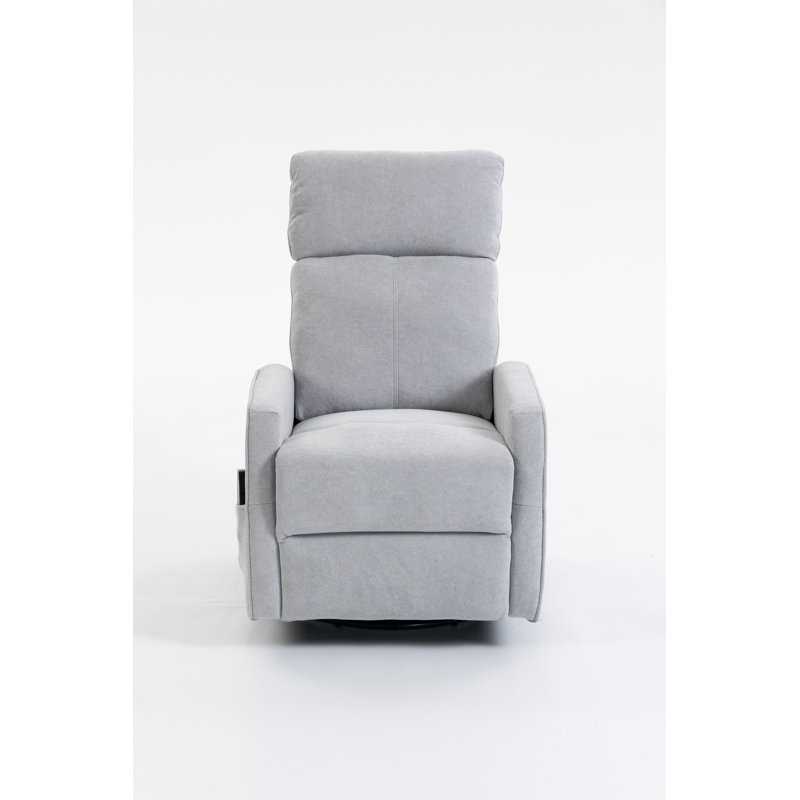 Fauteuil court en peluche, Grey Velvet, Grey
