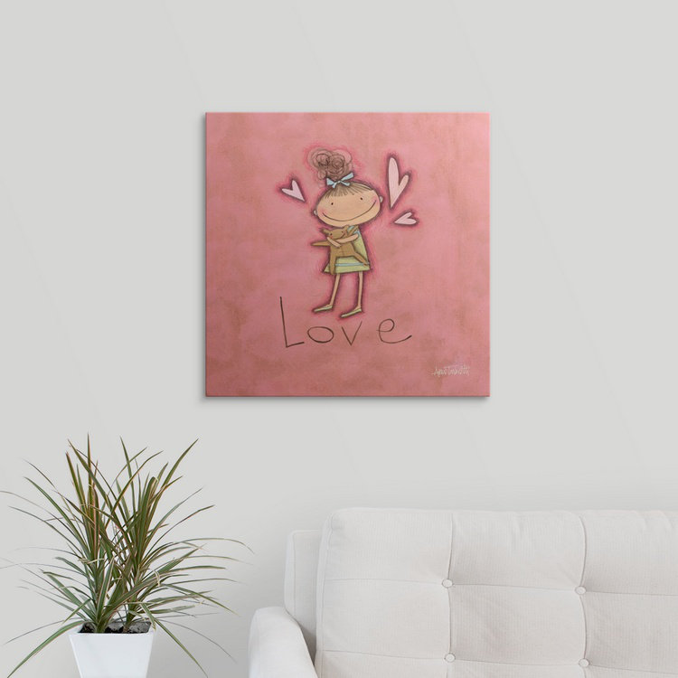 «Love» Shavano, reproduction d'art, H 35 po x l 35 po x P 1,5 po, Toile