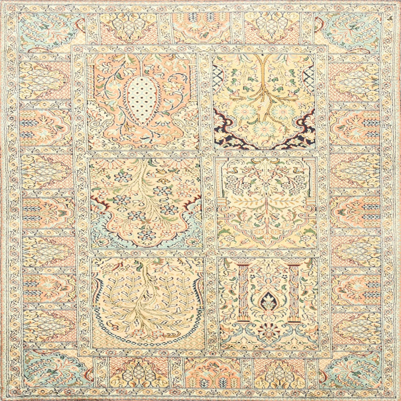 Southwestern Indoor Rug, Square 4'