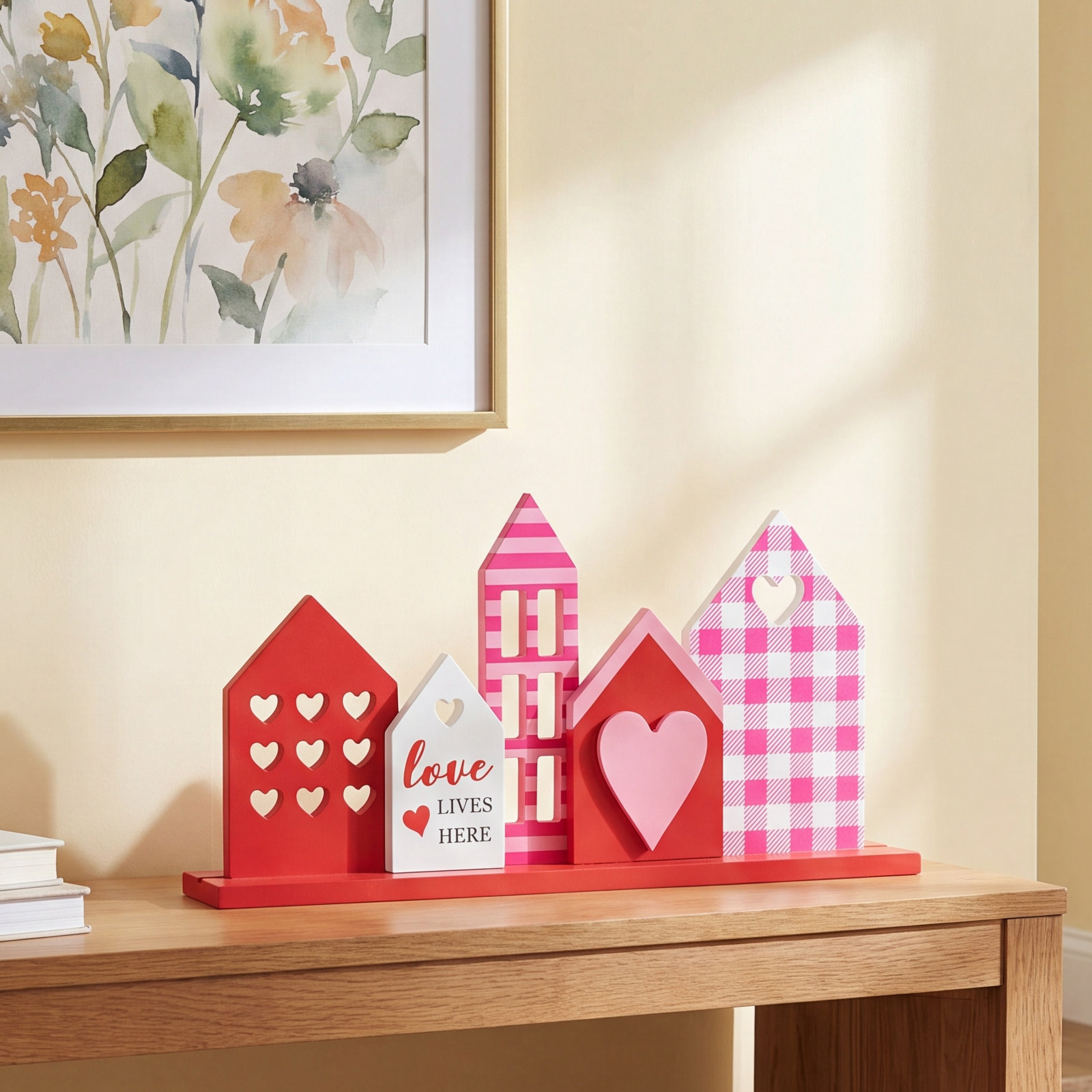 Montclair Wooden House Holiday Accent