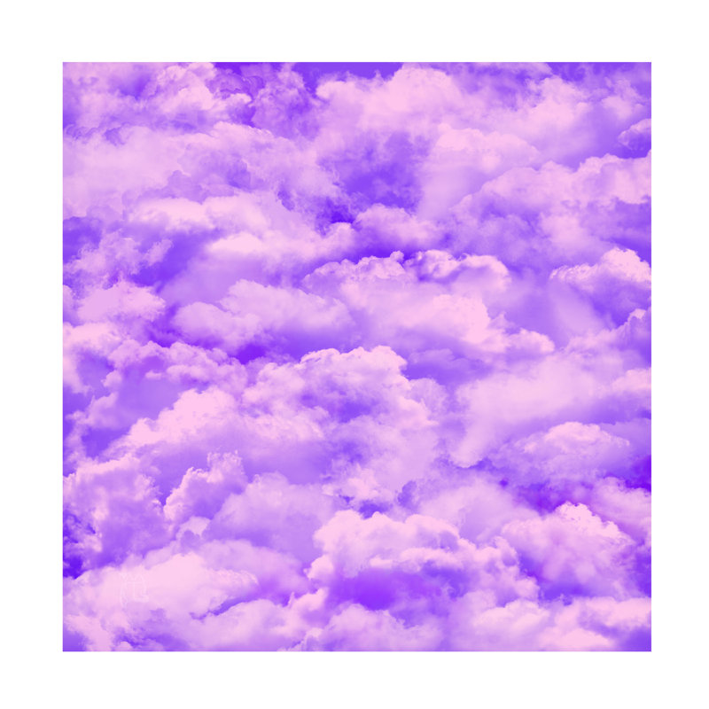 Art sur toile «Bachelor Tina Lavoie», ciel mauve, H 18 po x l 18 po