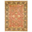 High-Quality Hand-Knotted Rose And Black Area Rug
