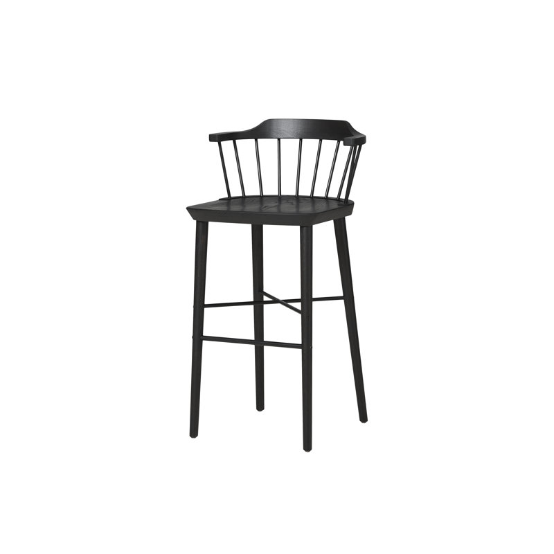 Exchange Bar Chair, Black