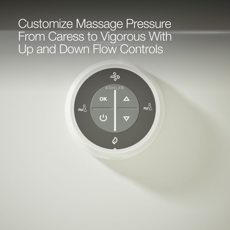 Tea-for-Two® Massage Whirlpool Bath, Dune
