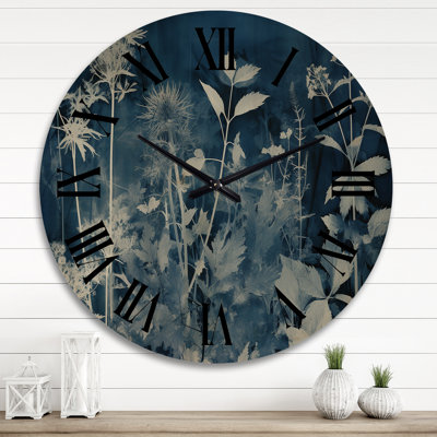 Horloge murale en bois massif Wasilewski